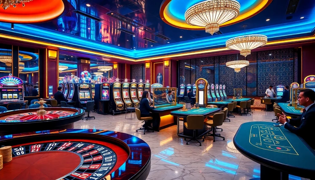 Experience the thrilling energy of QQQ88 casino with vibrant games and a lively atmosphere.