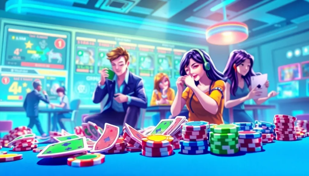 Engage with exciting card games on https://awin68.cloud/ in a vibrant, professional gaming platform setting.