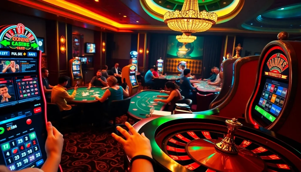 Experience thrilling moments with UU88 at our vibrant casino tables featuring poker, roulette, and exciting slots.