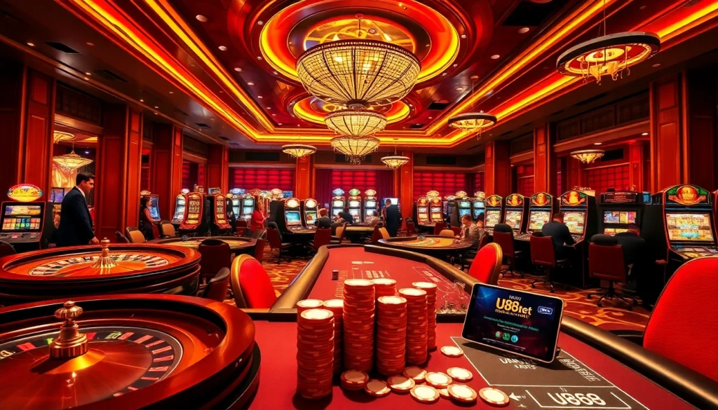 Join the excitement at the casino with immersive games and offers from https://u888net.com.br/ showcasing vibrant roulette and poker action.
